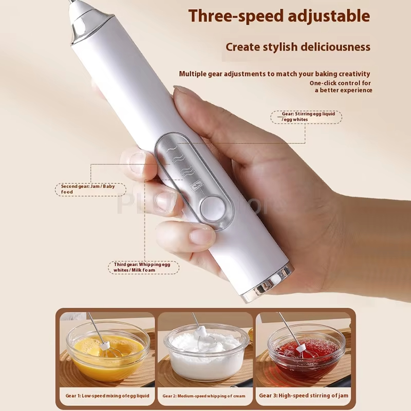 1 electric milk frother, dual  - Baby Food Hand Blender ulasan dan harga