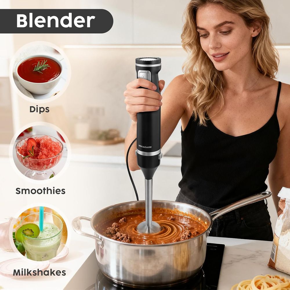 Immersion Blender with Beater, - Baby Food Hand Blender ulasan dan harga