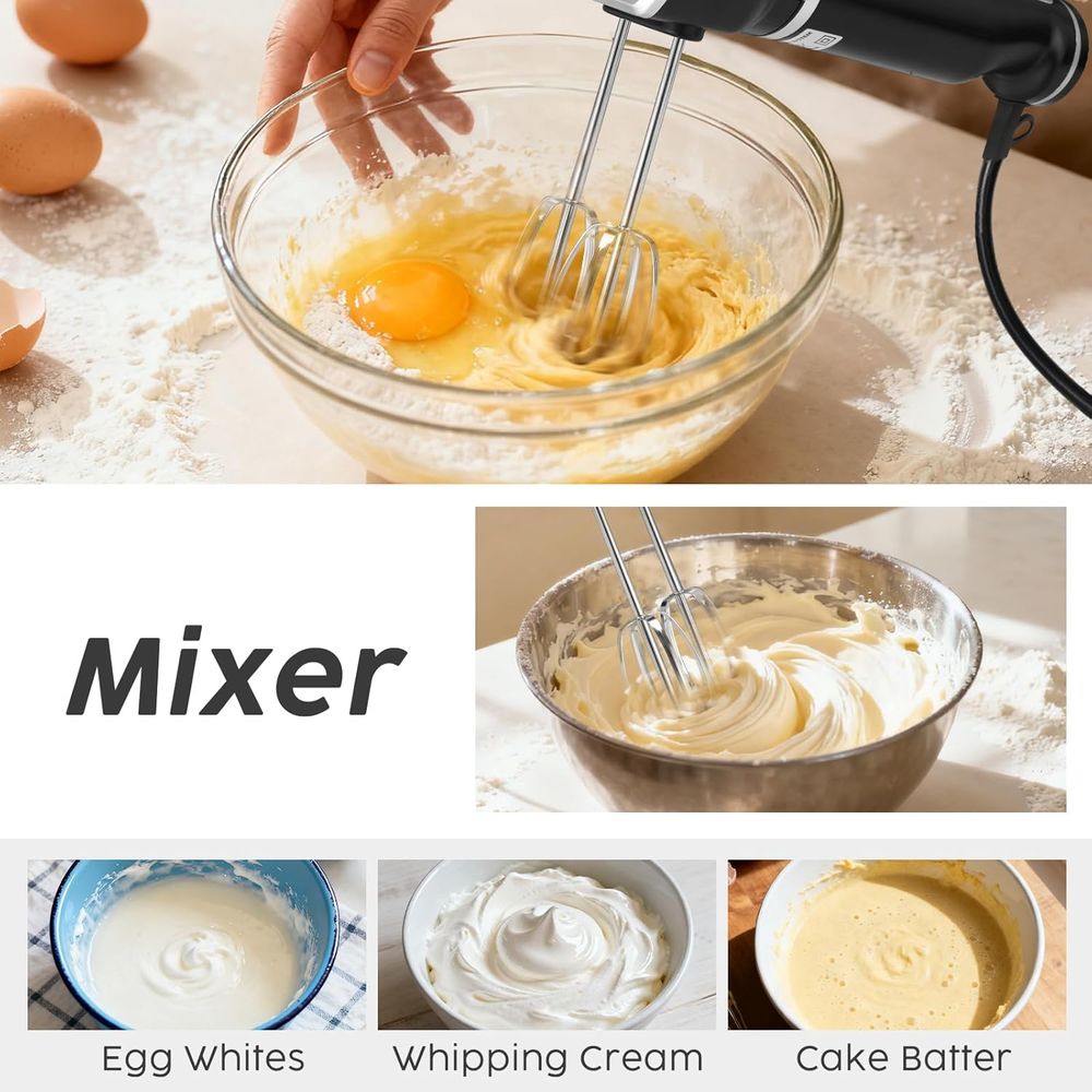 Immersion Blender with Beater, - Baby Food Hand Blender ulasan dan harga