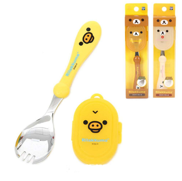 Rilakkuma Spoon Fork Integrate - Baby Food Utensils ulasan dan harga