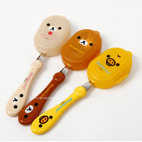 Rilakkuma Spoon Fork Integrate - Baby Food Utensils ulasan dan harga