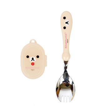 Rilakkuma Spoon Fork Integrate - Baby Food Utensils ulasan dan harga