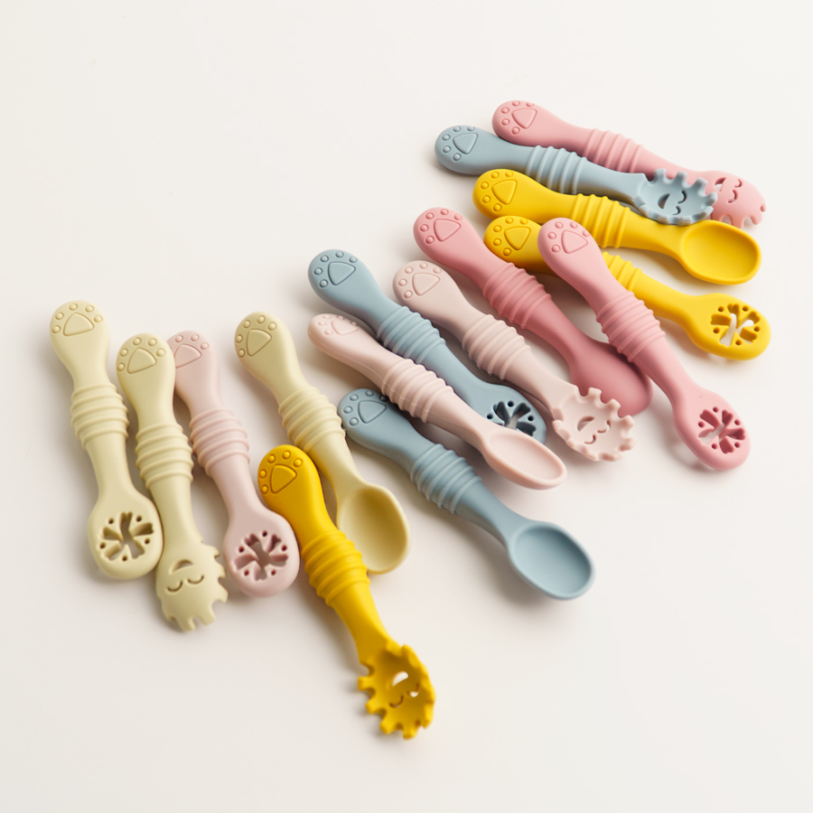 New Mother-kids 3PCS Baby Sili - Baby Food Utensils ulasan dan harga