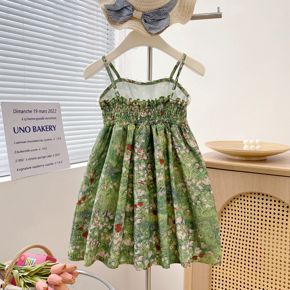 Girls Sweet Dresses Summer Oil - Baby Food Oil ulasan dan harga
