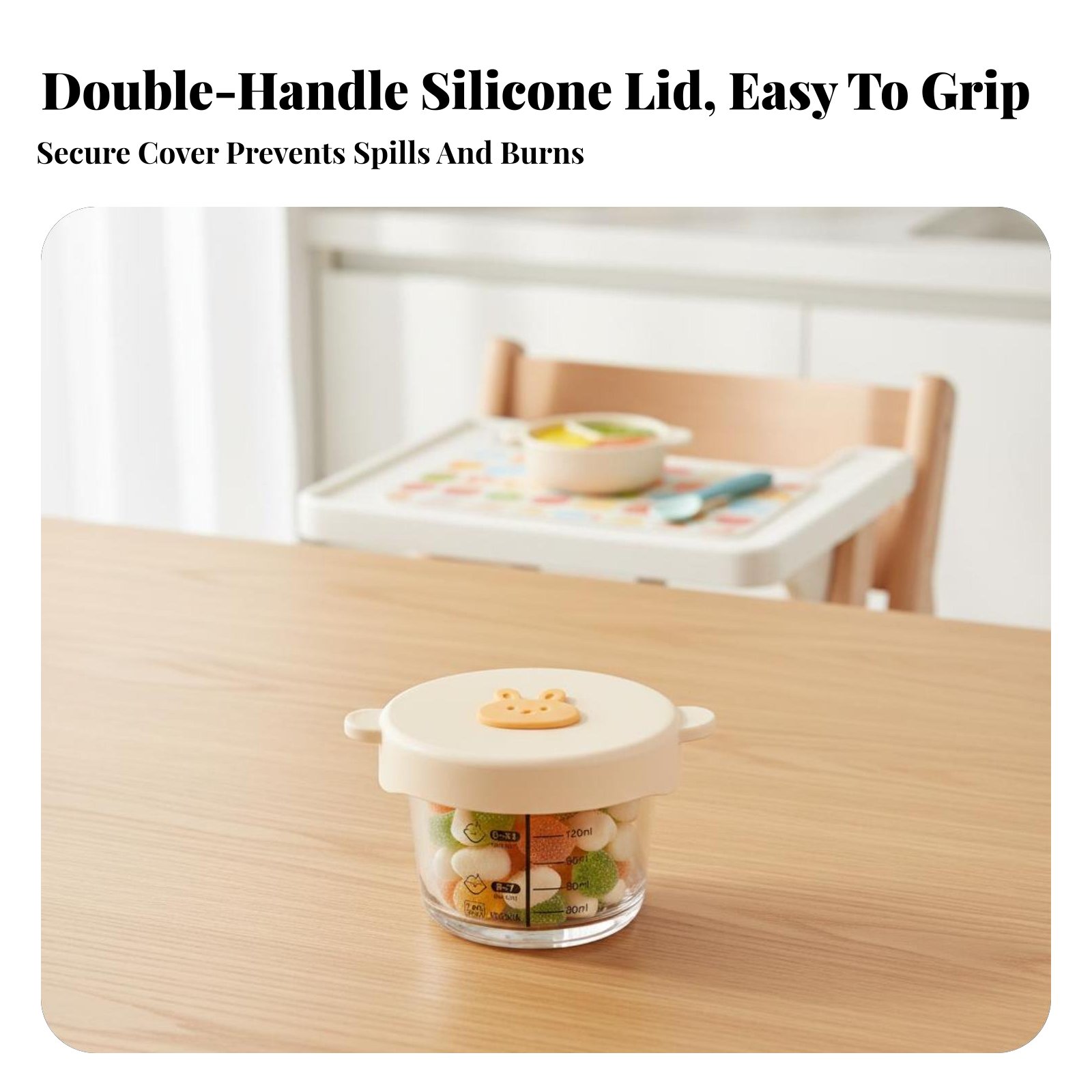 Children's Food Storage Bowl,  - Baby Food Glass ulasan dan harga