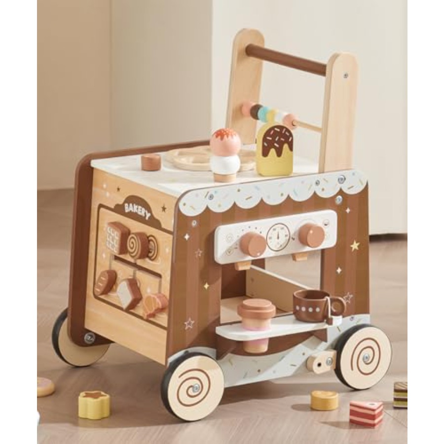 Montessori wooden baby walker  - Baby Food Year Old ulasan dan harga