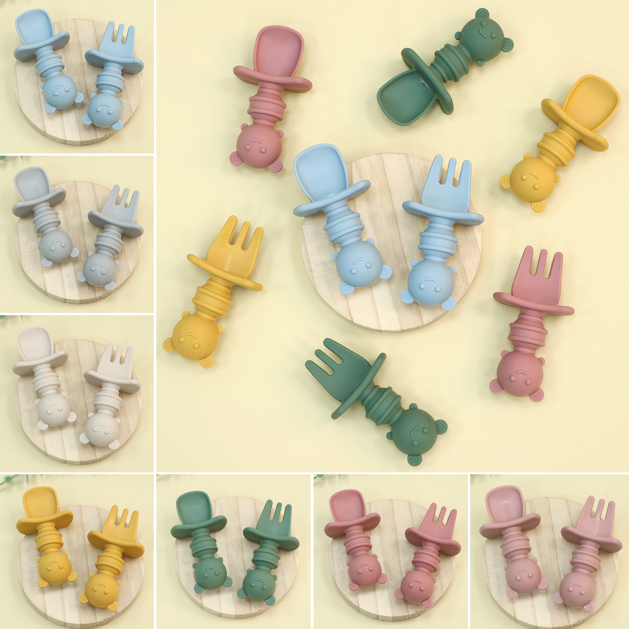 2-piece self-feeding spoon wit - Self Feed Spoon ulasan dan harga