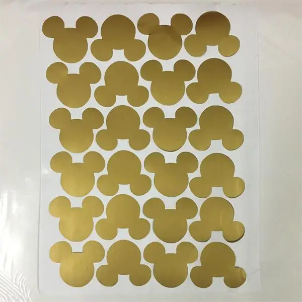 24pcs Cartoon Mouse Head Wall  - Baby Food Glass ulasan dan harga