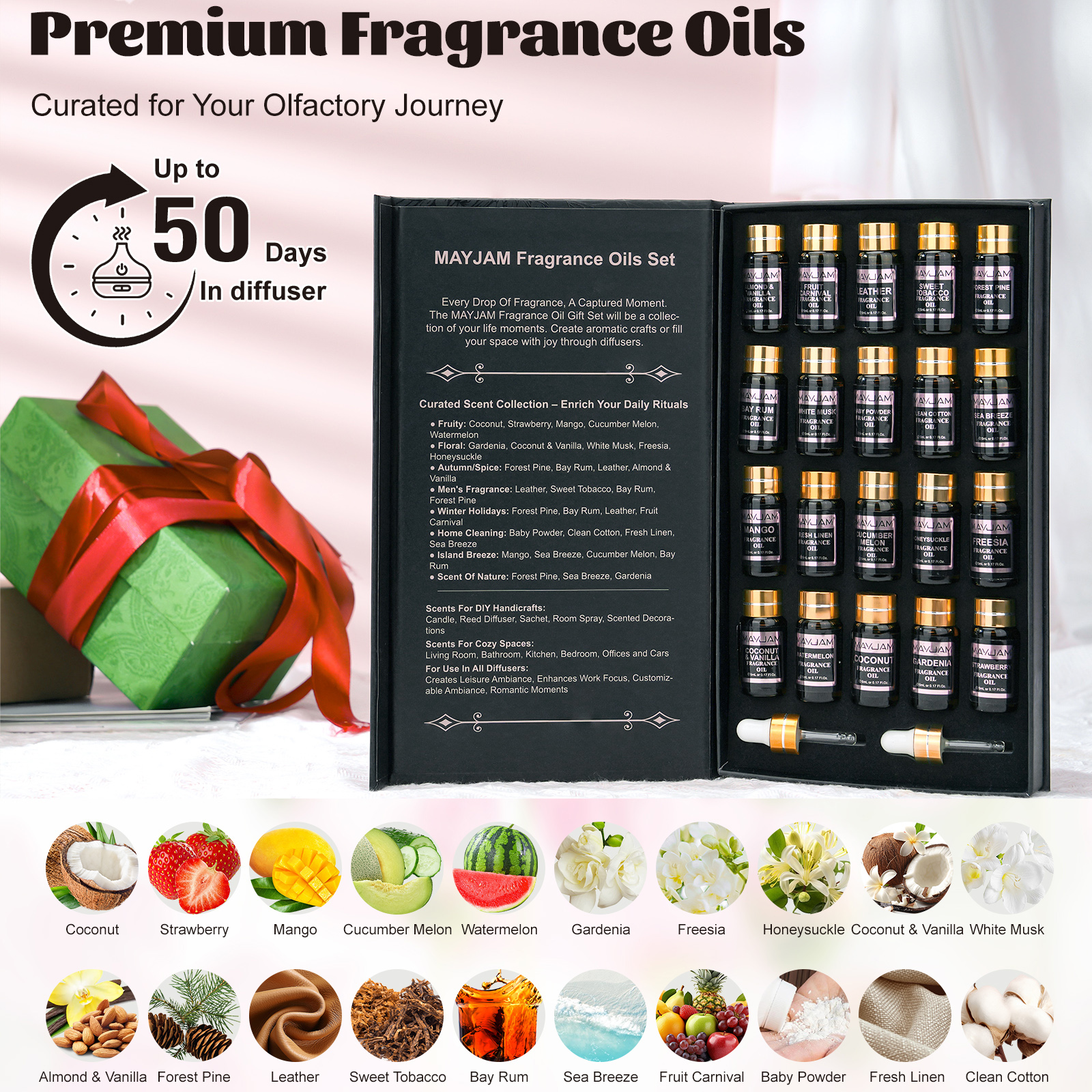 MAYJAM 20pcs Fragrance Oil Gif - Baby Food Oil ulasan dan harga
