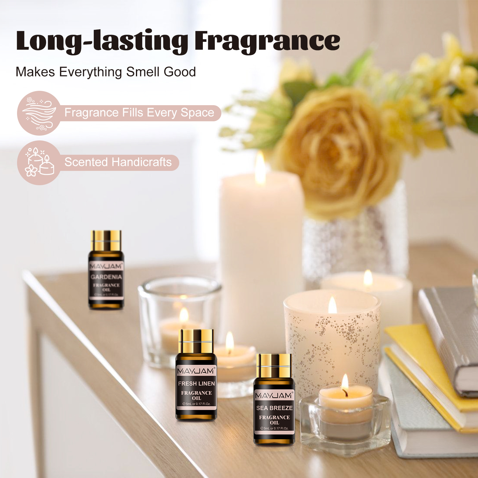 MAYJAM 20pcs Fragrance Oil Gif - Baby Food Oil ulasan dan harga