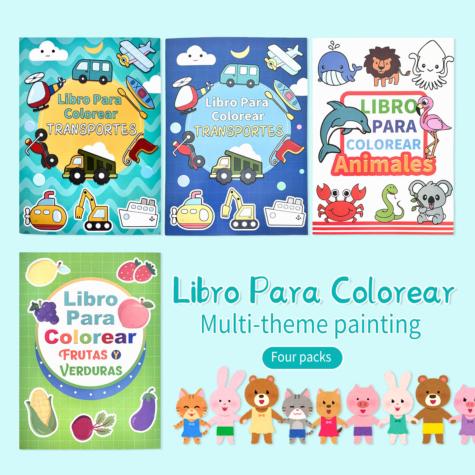 4 Pack Spanish Vocabulary Colo - Baby Food Year Old ulasan dan harga