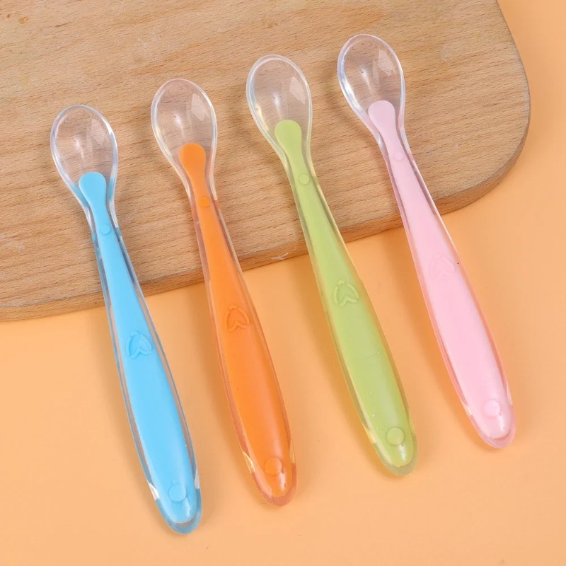 BPA Free Baby Silicone Spoons  - Baby Food Utensils ulasan dan harga