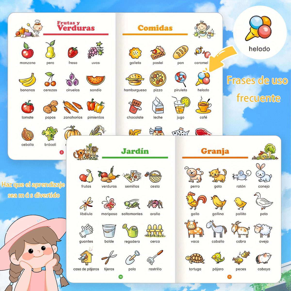 Spanish - Learning Flashcards: - Baby Food Year Old ulasan dan harga