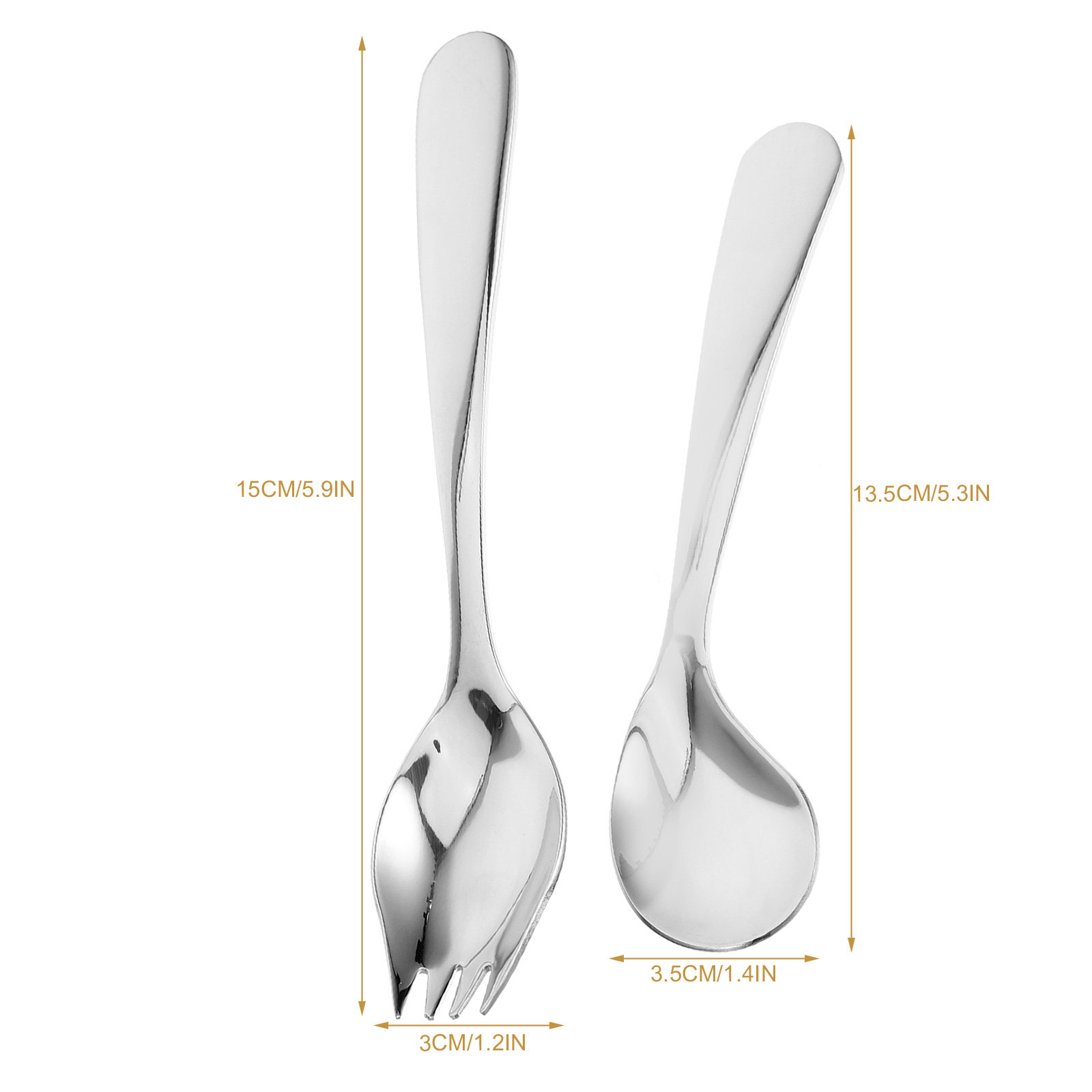 1Set Adaptive Angled Stainless - Self Feed Spoon ulasan dan harga