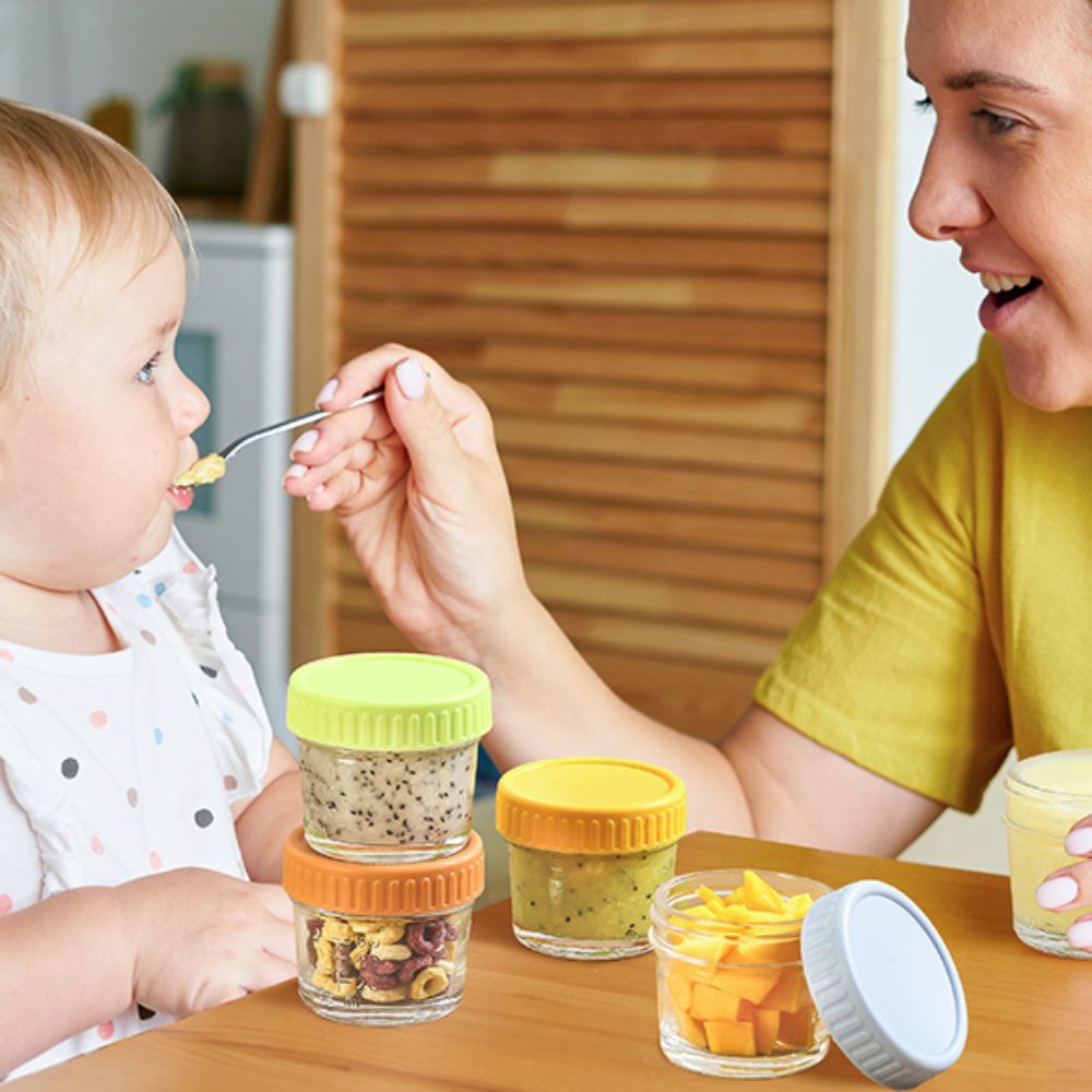 6pcs Multipurpose Glass Baby F - Baby Food Glass ulasan dan harga