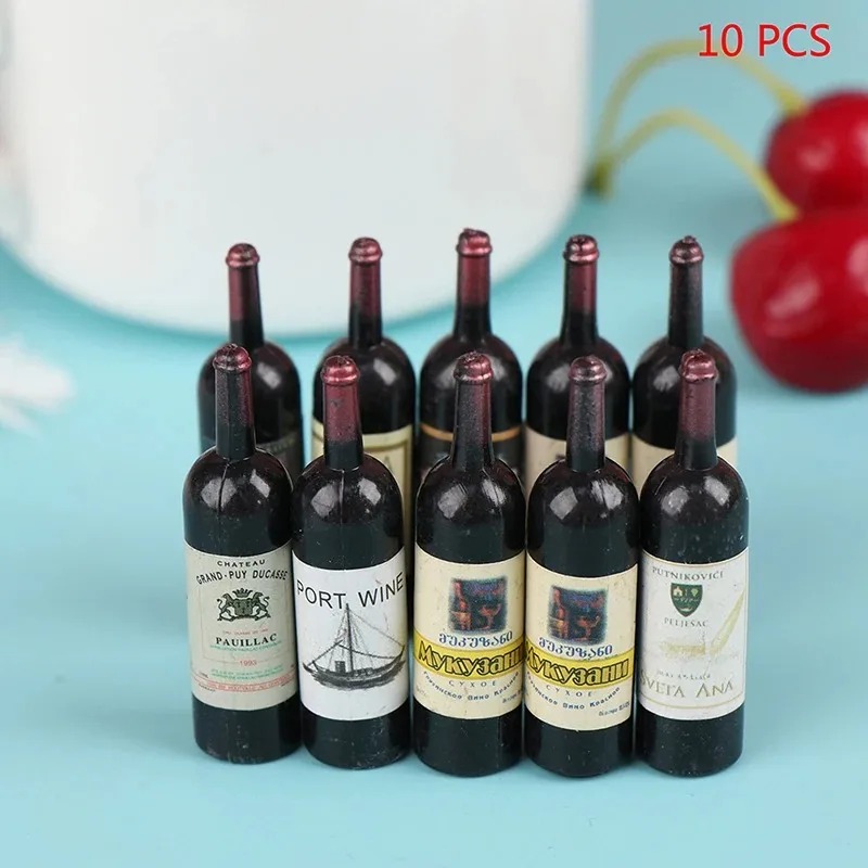 10Pcs/Lot 1/12 Dollhouse Minia - Baby Food Glass ulasan dan harga