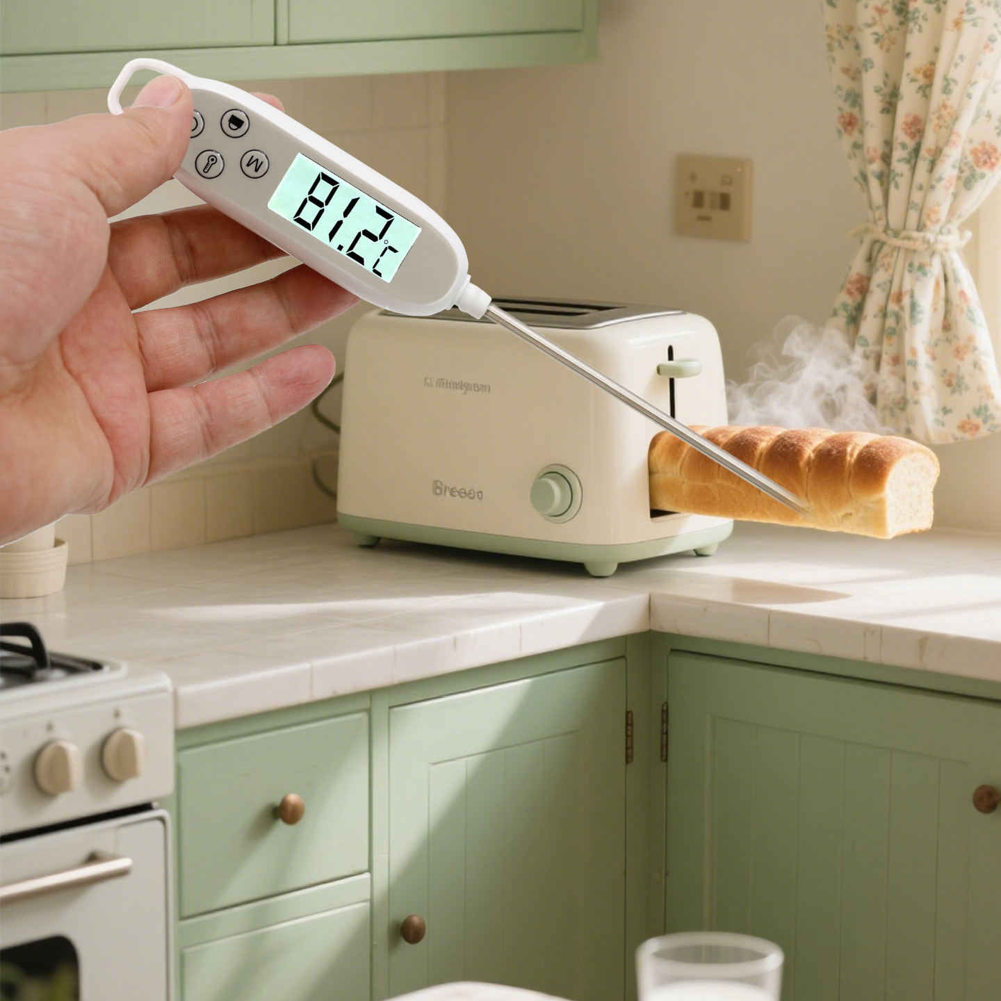 High-Precision Digital Food Th - Baby Food Oil ulasan dan harga