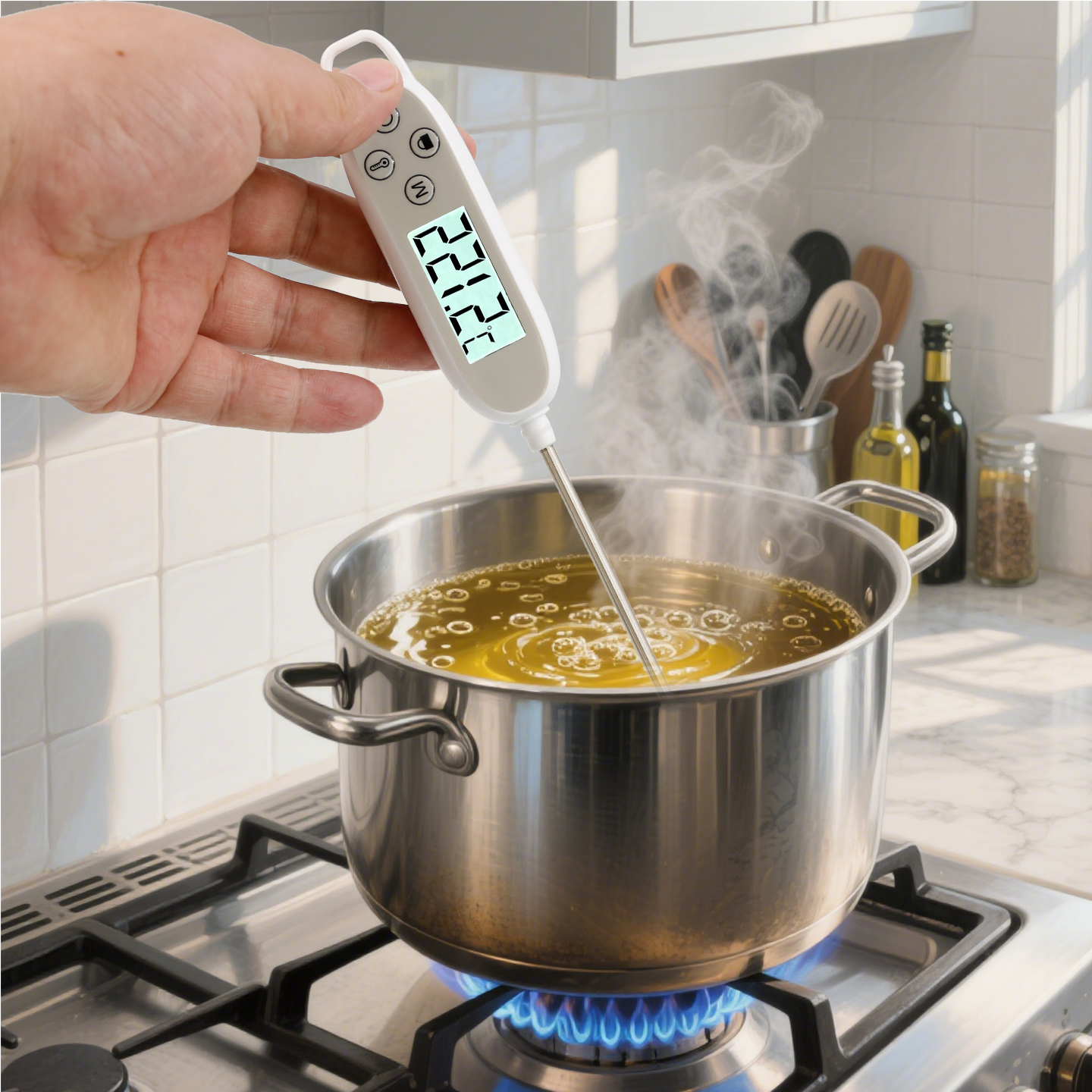 High-Precision Digital Food Th - Baby Food Oil ulasan dan harga